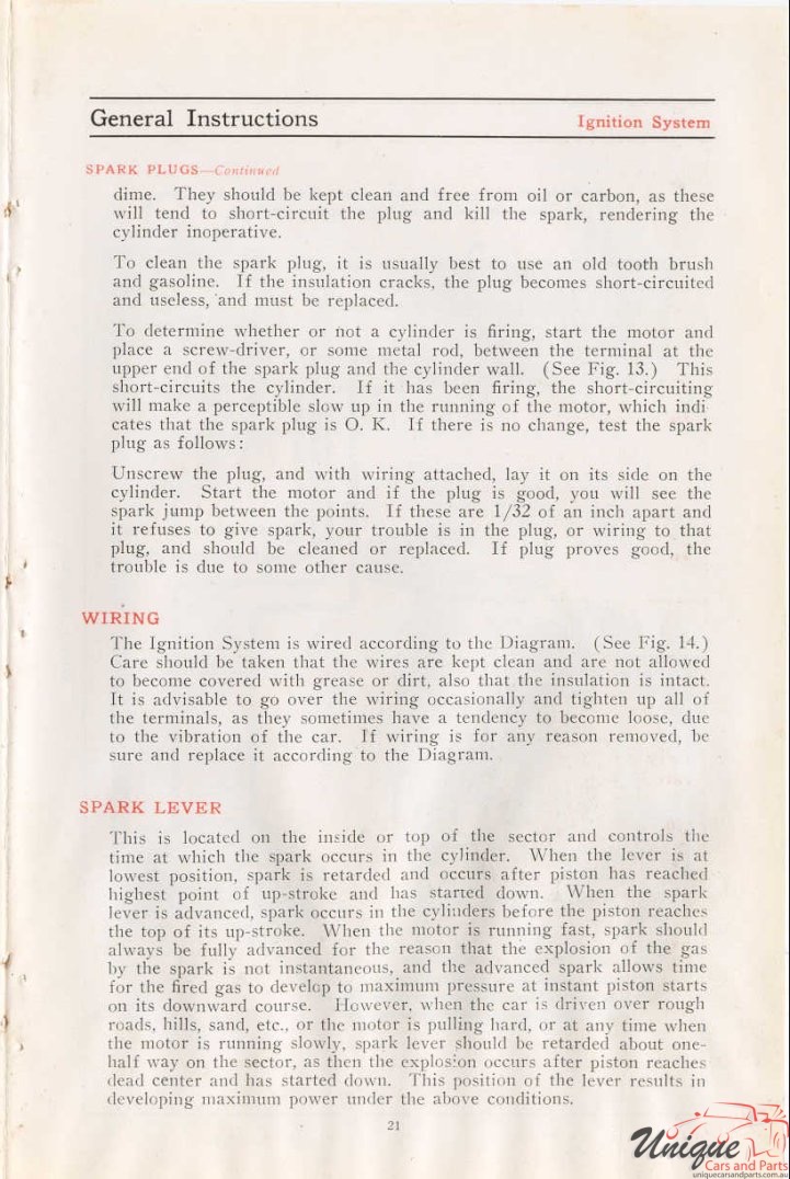 1912 Studebaker E-M-F 30 Operation Manual Page 4